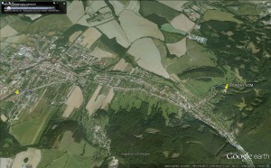 Mapa trasy výprava lom