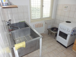Kuchyně s kapacitou 40 strávníků.