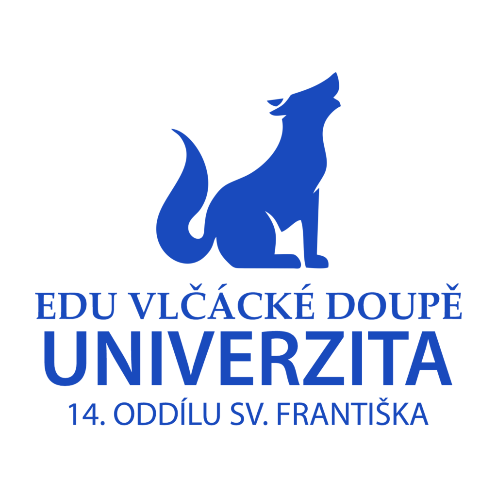 logotyp edu vlcacke doupe bila